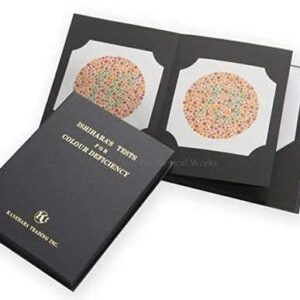 Ishihara Test Chart Book for Color Deficiency with Ishihara color Vision Book 38 Plates