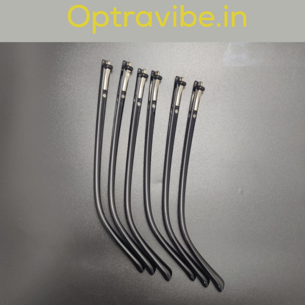Optravibe TR 90 Spring Temples -Black